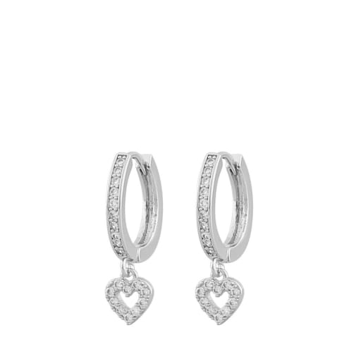 Valentina Round Clear Earring