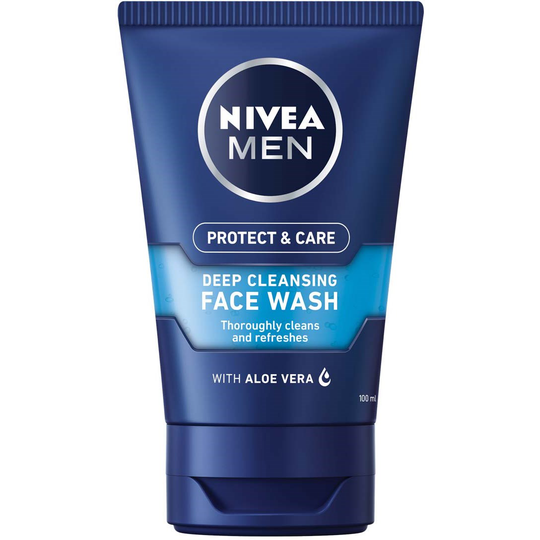 NIVEA For Men Deep Cleaning Face Wash