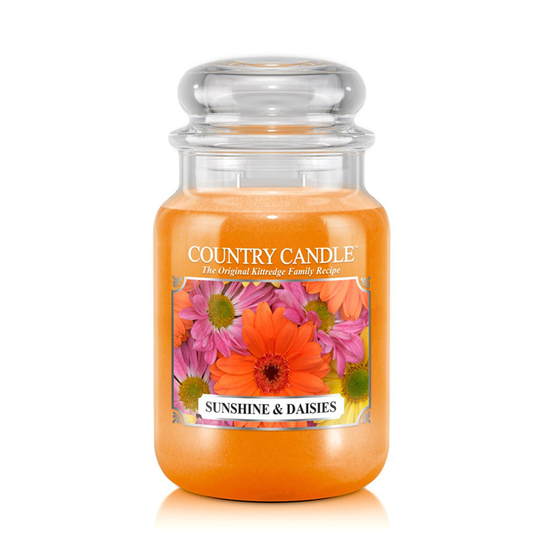 Country Candle Sunshine & Daisies 2 Wick Large Jar 150 h