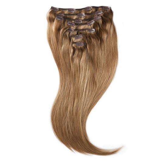 Rapunzel of Sweden Clip-on set Original 7 pieces Dark Blonde Toffee 50cm