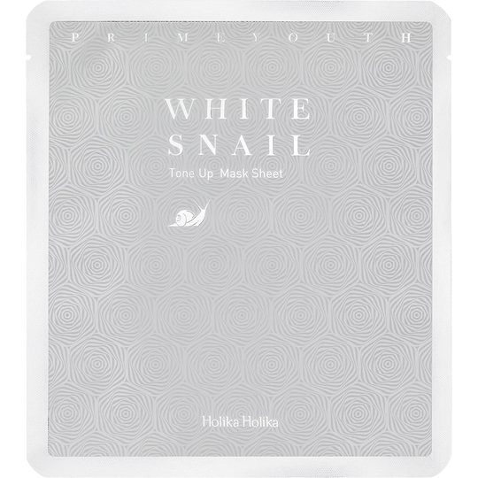Prime Youth White Snail Tone Up Mask Sheet, 25 g Holika Holika Ansiktsmask