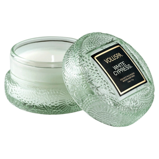 Voluspa White Cypress Macaron Candle (51g)