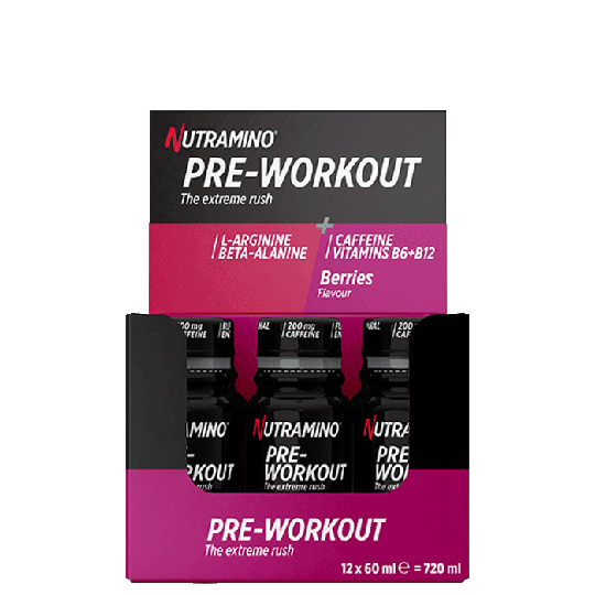 12 x Nutramino PWO Shot, 60 ml