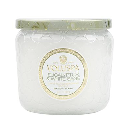 Voluspa Petite Jar Eucalyptus & White Sage 40t
