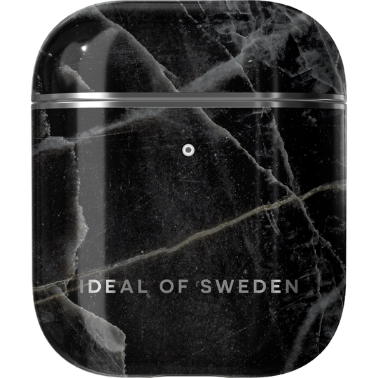 iDeal of Sweden Fashion AirPods Case Black Thunder Marble