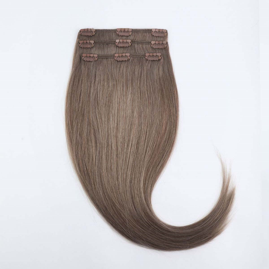 Rapunzel of Sweden Clip-on set 3 pieces 50 cm 7.3 Cendre Ash