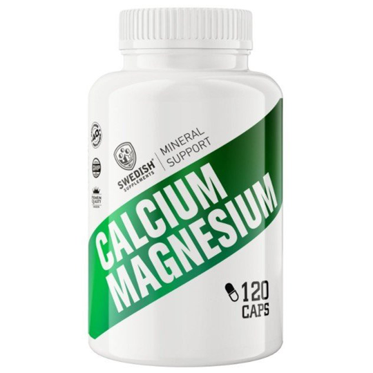 Swedish Supplements Calcium Magnesium 120caps ml