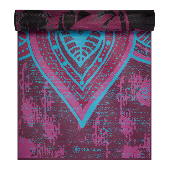 GAIAM 6mm Yoga Mat Reversible Be Free