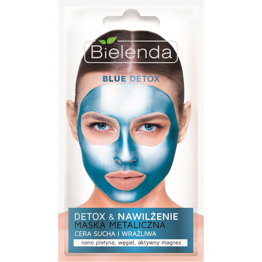 Bielenda BLUE DETOX detoxifying face mask for dry and sensitive skin 8
