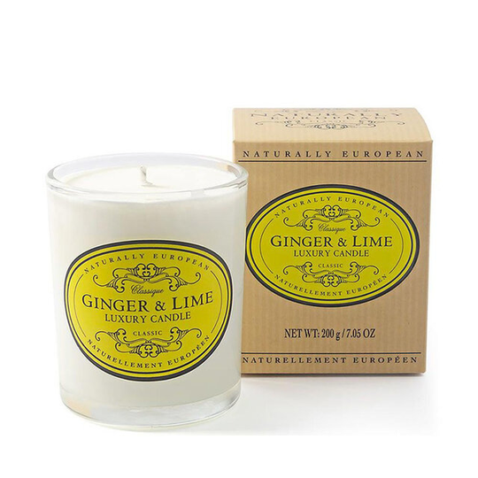 Ginger & Lime Scented Candle