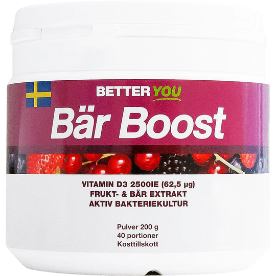 Bär Boost Pulver, 200 g Better You Kosttillskott