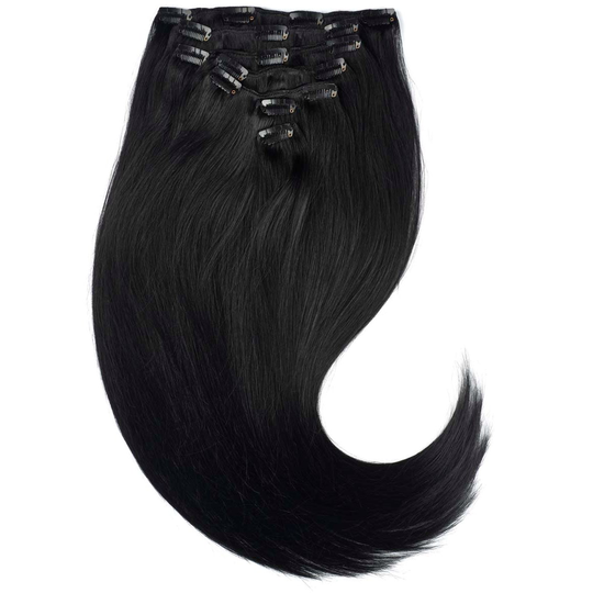 Rapunzel of Sweden Clip-on set 7 pieces 70 cm 1.0 Black