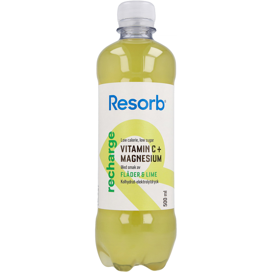 Resorb Recharge Fläder Lime 500 ml