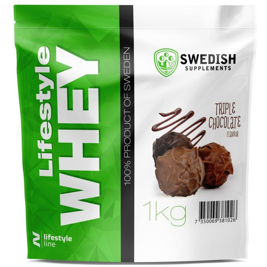 Swedish Supplements Lifestyle Whey Protein - Triple Chocolate 1000 g