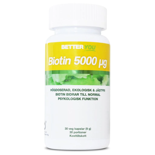 Better You Biotin 5000 µg 30 kapslar