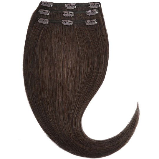 Rapunzel of Sweden Clip-on set 3 pieces 60 cm 2.0 Dark Brown
