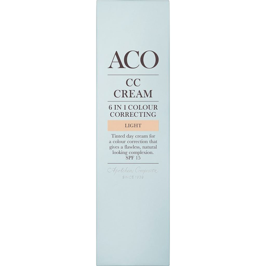 Aco Face Cc Cream Light SPF15 Färgad Dagkräm 50 ml