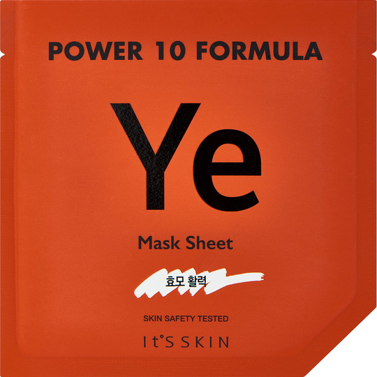 Power 10 Formula Sheet Mask YE, It'S SKIN K-Beauty