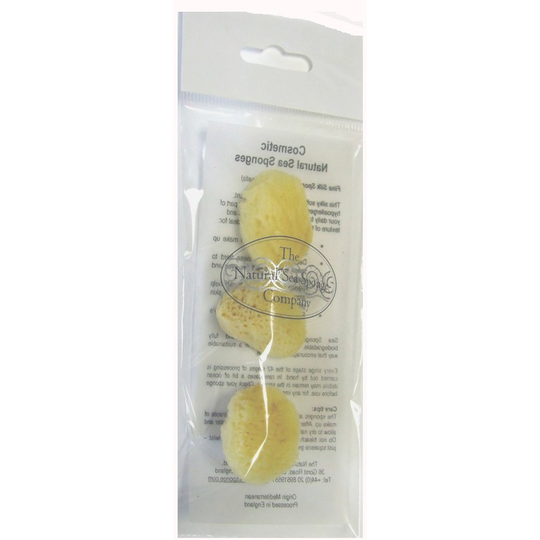 Hydréa London Silk Cosmetic Sea Sponges 3-PACK