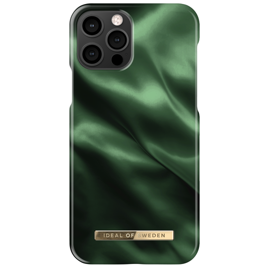 iDeal of Sweden iPhone 12/12 Pro Fashion Case Emerald Satin