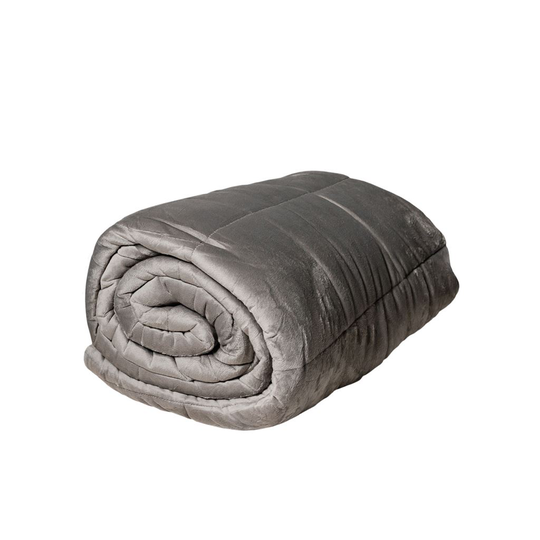Cura Minky Tyngdfilt Grå 6 kg