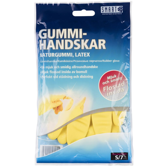 Smart Microfiber Gummihandske 7/S 2 st