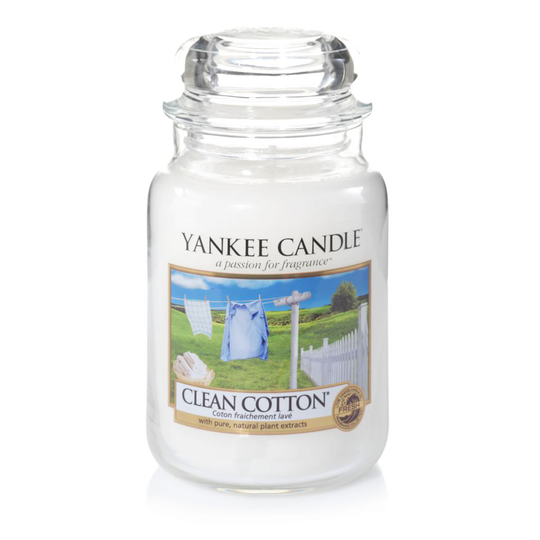 Yankee Candle Doftljus Clean Cotton Large