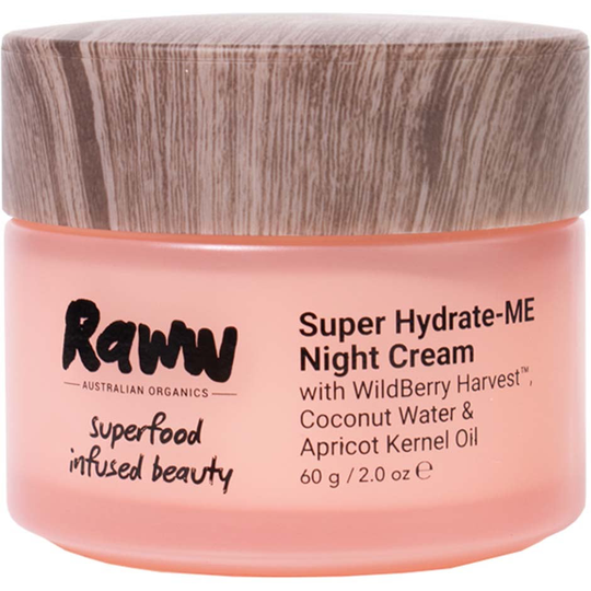 Super Hydrate-ME Night Cream, 60 g RAWW Nattkräm