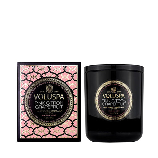 Boxed Candle 60h Pink Citron Grapefruit