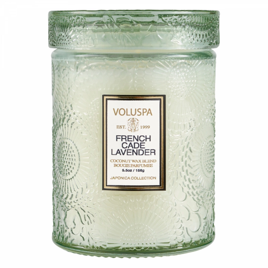 Voluspa French Cade & Lavender Mini Glass Jar (50h)