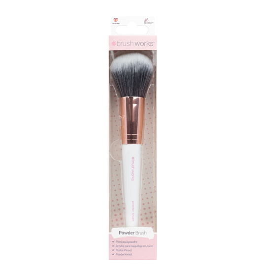 Brushworks Powder Brush - Pink & Gold