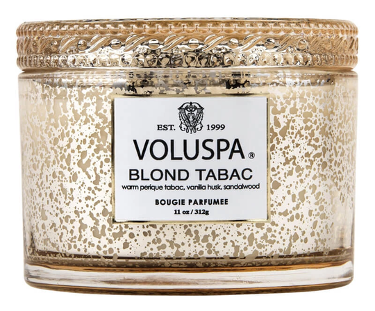 Voluspa Blond Tabac Boxed Corta Maison Glass Candle (45h)
