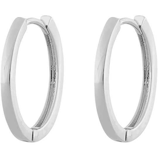 Core Nice 20mm ring ear plain s, Snö of Sweden Örhängen