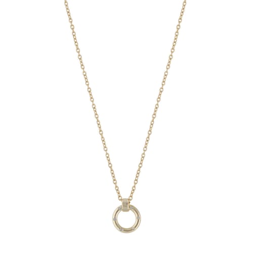 Thursday Pendant Clear Necklace