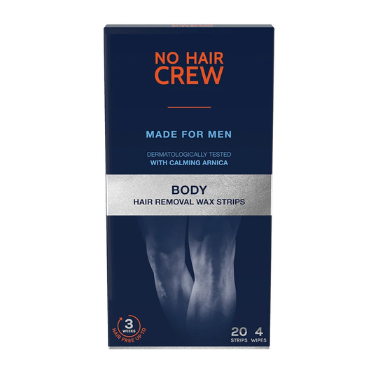 Body Hair Removal Wax Strips, No Hair Crew Hårborttagningsvax & Brazilian wax