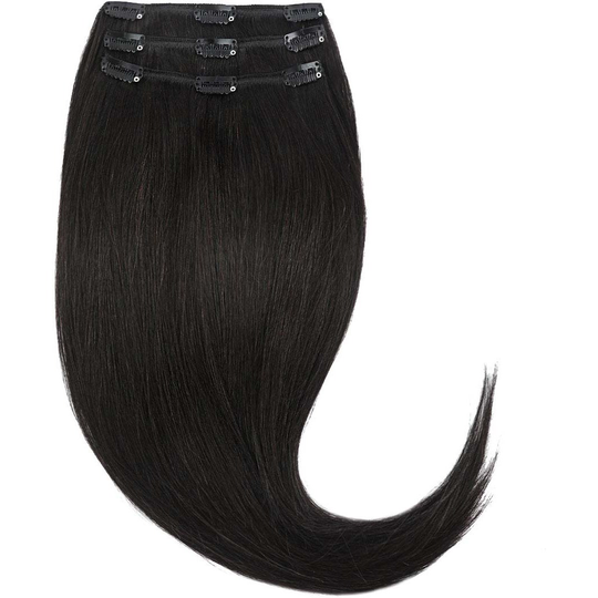 Rapunzel of Sweden Clip-on set 3 pieces 60 cm 1.2 Black Brown
