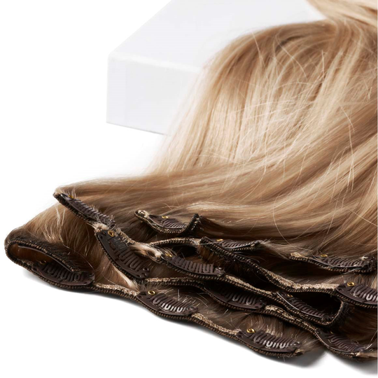 Rapunzel of Sweden Clip-on set 7 pieces 30 cm Dark Cool Blonde ColorMe