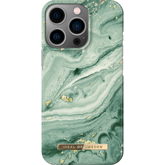 iDeal of Sweden iPhone 13 Pro Fashion Case Mint Swirl Marble