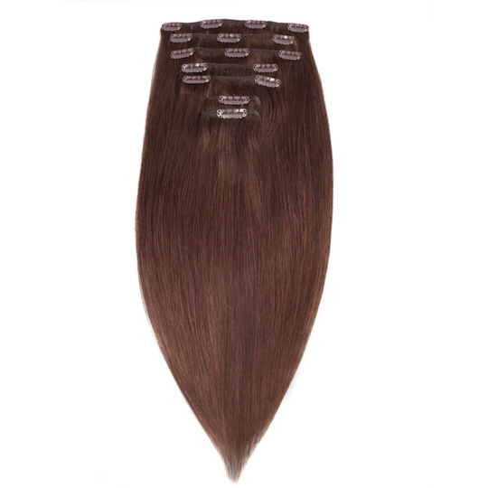 Rapunzel of Sweden Clip-on set Original 7 pieces 2.2 Coffee Brown 40cm