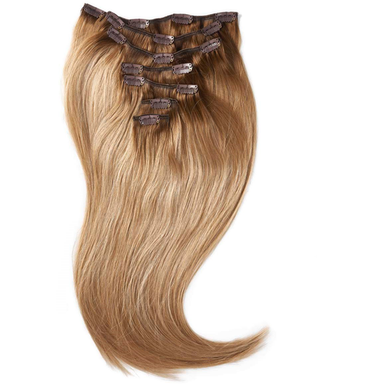 Rapunzel of Sweden Clip-on set 7 pieces 50 cm Caramel Bronde ColorMelt