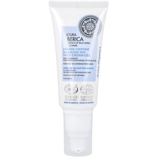 Natura Siberica Organic Certified Balancing Face Cream-Gel for oily &