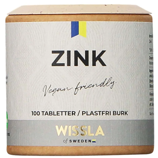 Zink, 100 kapslar Wissla of Sweden Kosttillskott