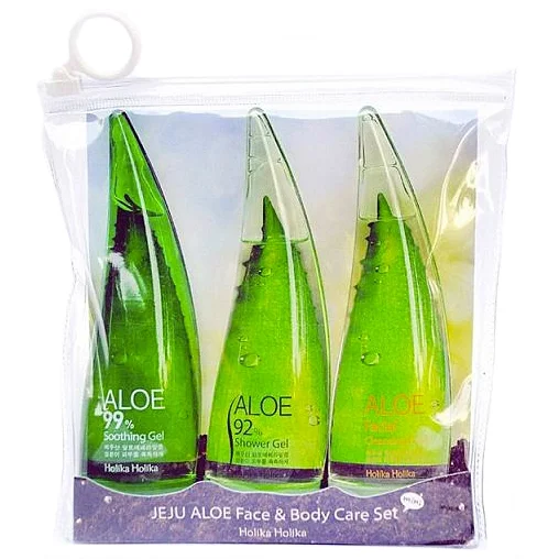 Jeju Aloe Face And Bodycare Set, Holika Holika Ansikte