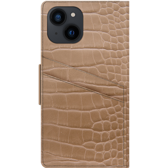 iDeal of Sweden iPhone 13 Atelier Wallet Camel Croco