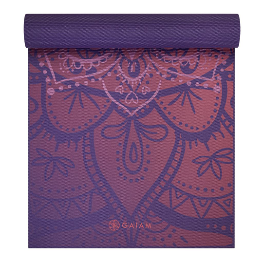 GAIAM Athenian Rose Yoga Mat 6 mm Premium