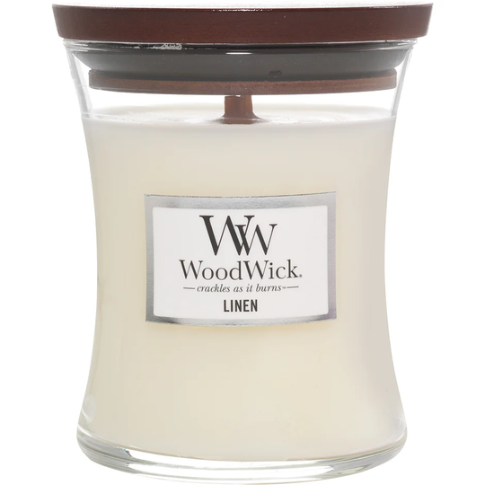 Linen, WoodWick Doftljus