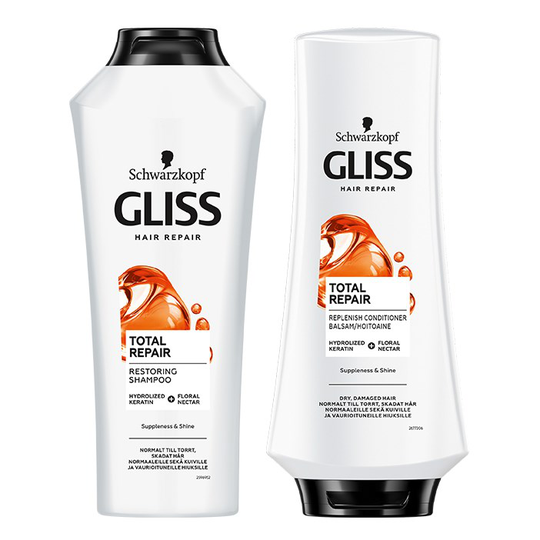 Schwarzkopf Gliss Total Repair Paket 400 + 370ml