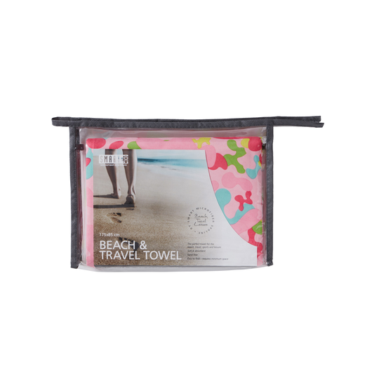 Smart Smart Spa Beach towel Kamouflage rosa