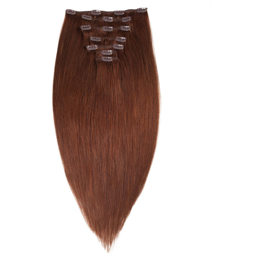 Rapunzel of Sweden Clip-on set Original 7 pieces 30 cm 2.0 Dark Brown