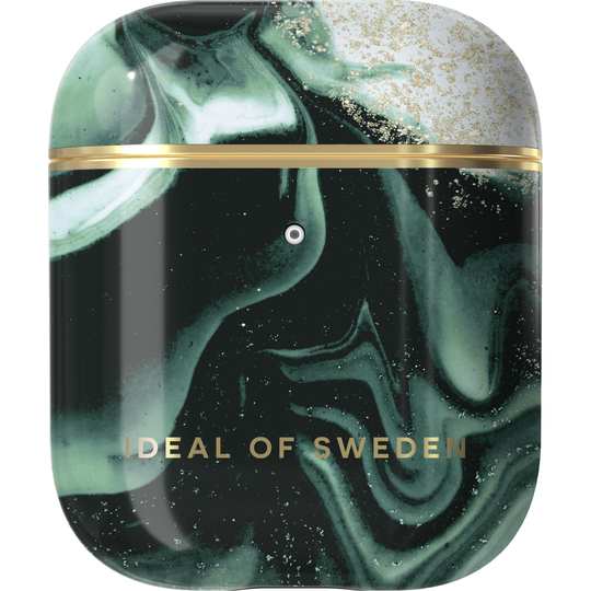 iDeal of Sweden Fashion AirPods Case Golden Olive Marble